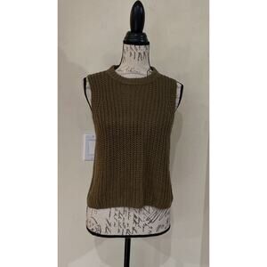 Oak + Fort Women's Sweater Vest Size SP